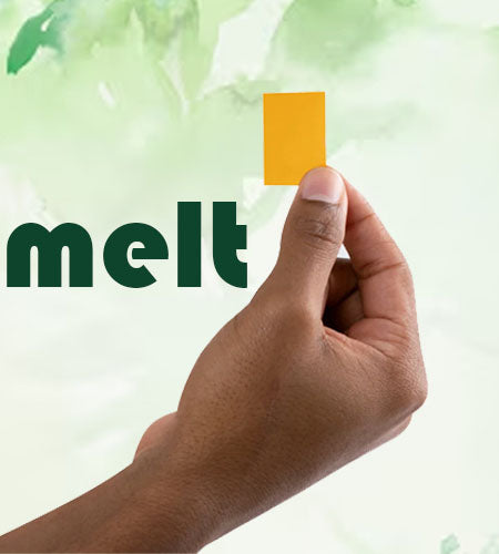 Place it on your tongue or cheek